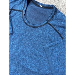Lululemon Metal Vent Tech Shirt Mens XXL 2XL Blue Gym Running Short Sleeve Shirt